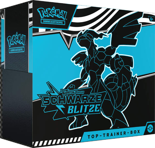 Pokémon Karmesin & Purpur 10.5 Schwarze Blitze Elite Trainer Box