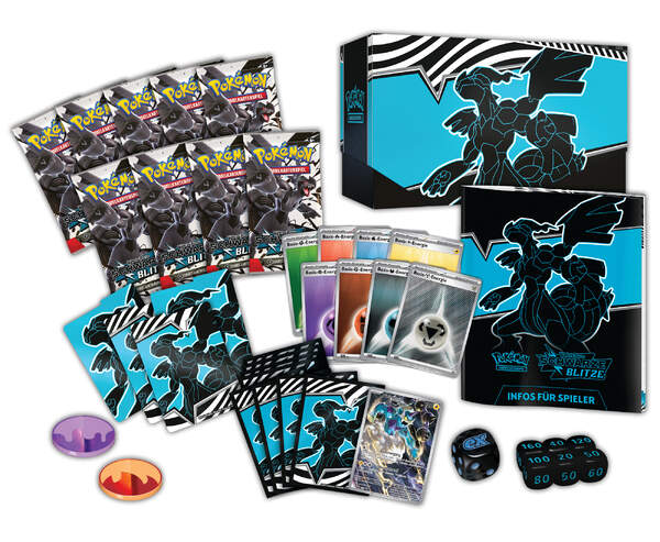 Pokémon Karmesin & Purpur 10.5 Schwarze Blitze Elite Trainer Box
