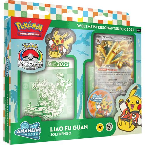 Pokémon Weltmeisterschaftsdeck 2025 - Anaheim 2025 Blindpick (Wunsch Deck auf Verfügbarkeit vorher anfragen)