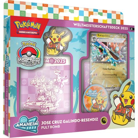 Pokémon Weltmeisterschaftsdeck 2025 - Anaheim 2025 Blindpick (Wunsch Deck auf Verfügbarkeit vorher anfragen)