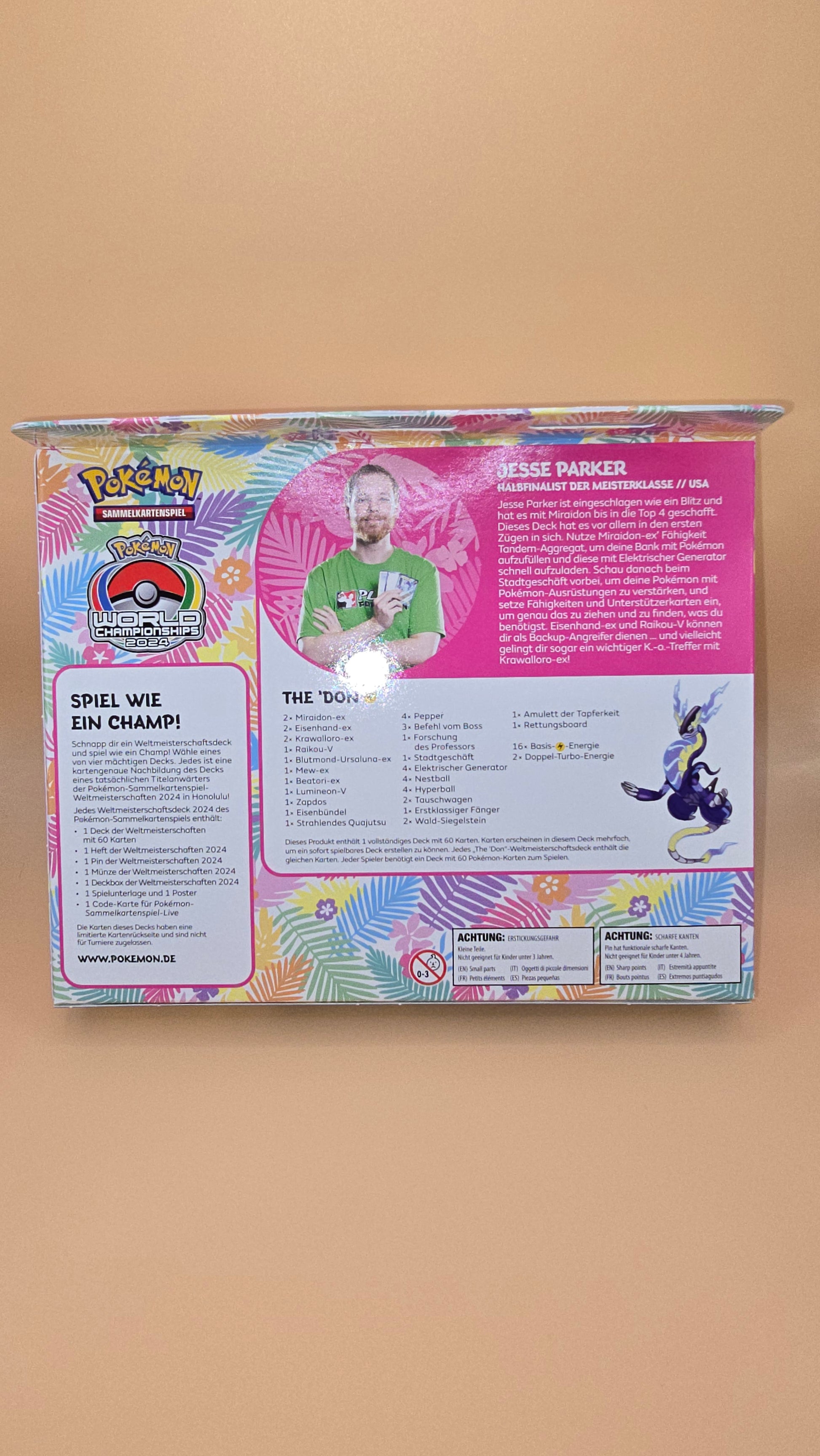 Pokémon TCG: Weltmeisterschaftsdeck 2024 - Jesse Parker "The 'Don" (DE)
