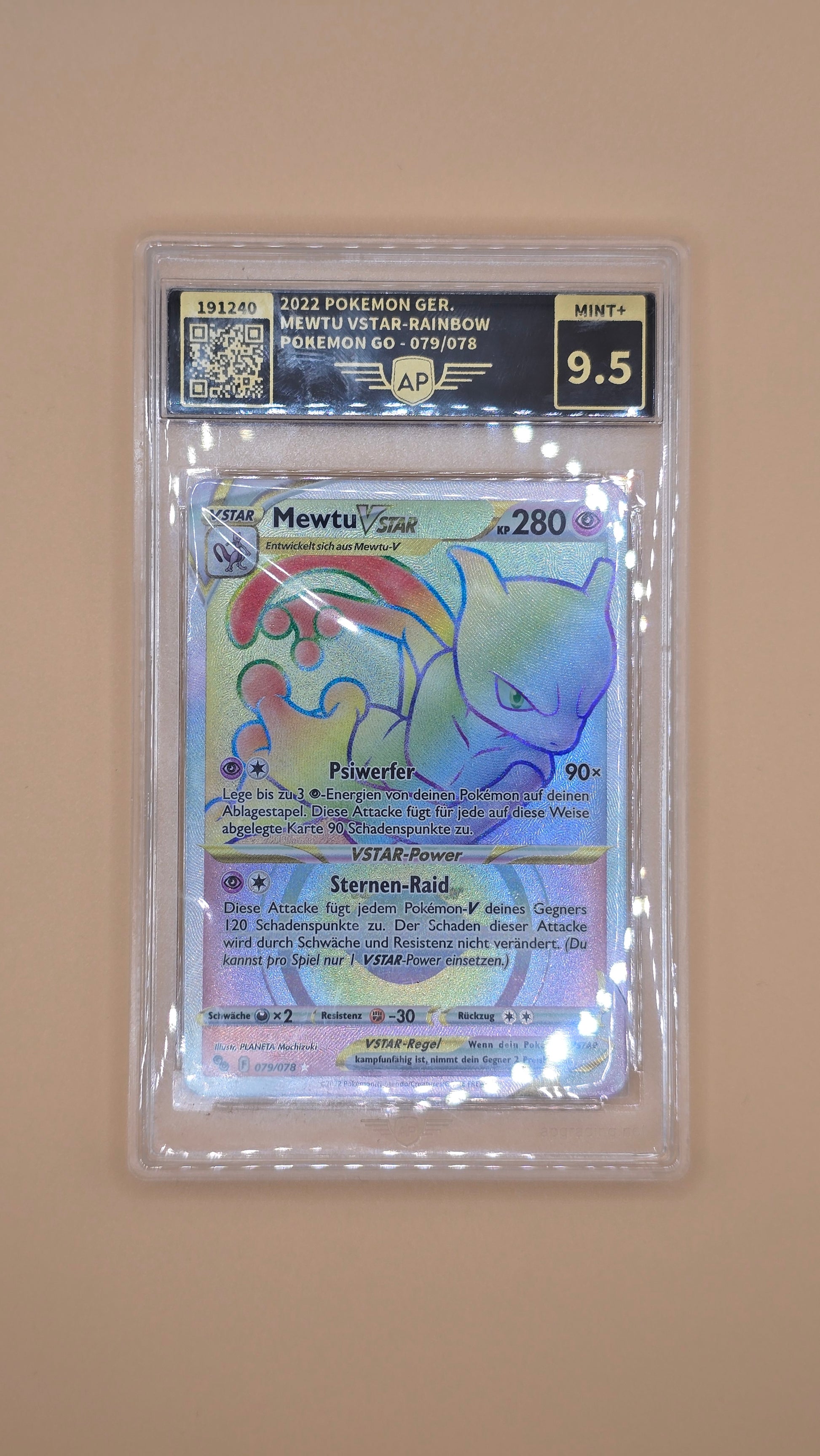 Mewtwo VSTAR (PGO 079) AP 9,5 (DE)