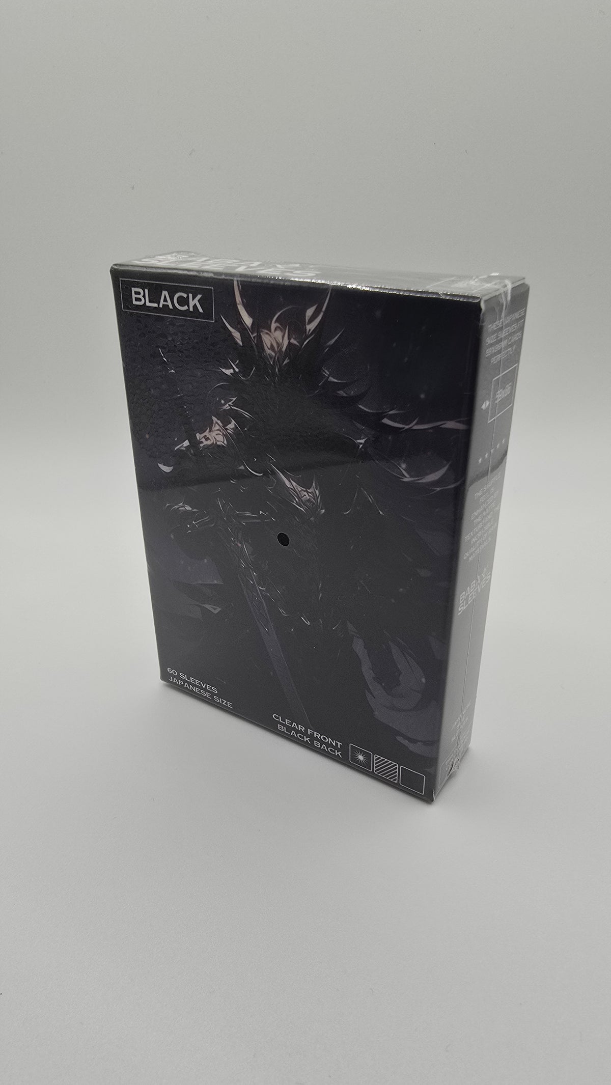 Baba Sleeves Japanische Größe Black / Schwarz Matt (60 Kartenhüllen)
