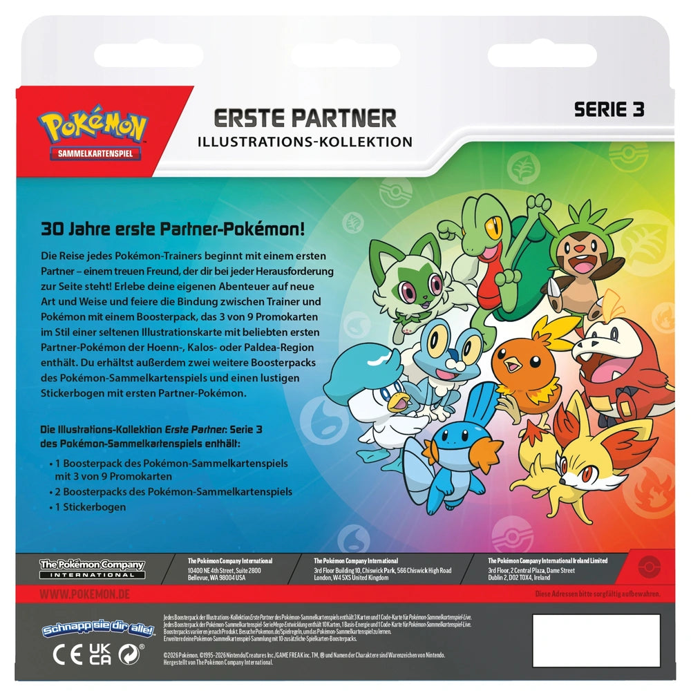 POKÉMON Erste Partner Kollektion Serie 3 (Vorverkauf! Versand ab 08.07.2026)