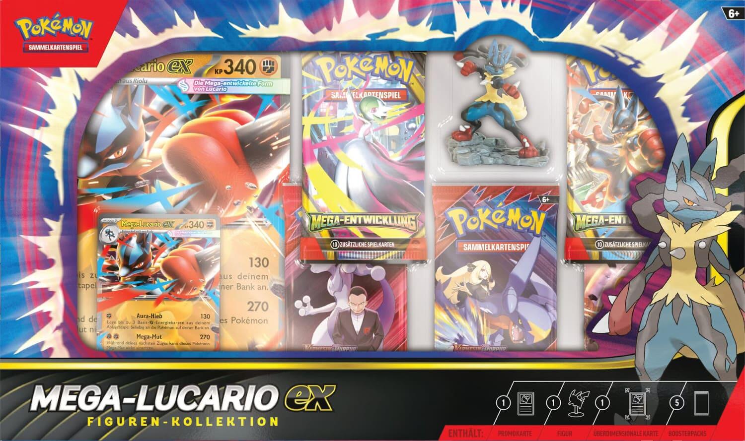 Pokemon Figuren-Kollektion Mega-Lucario-ex