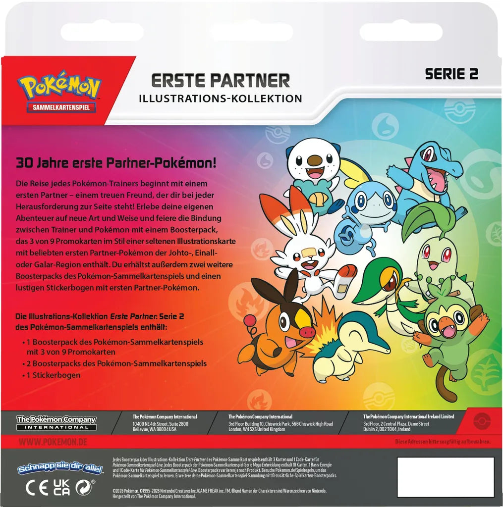 POKÉMON Erste Partner Kollektion Serie 2