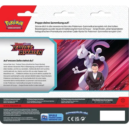 Pokemon TCG: Scarlet & Violet 10 Destined Rivals 3-Pack Blister Kangaskhan EN