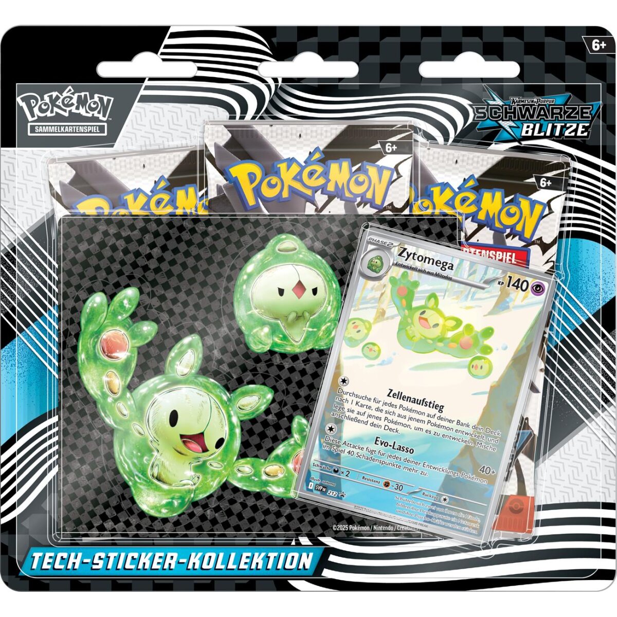 Pokemon KP10.5  Schwarze Blitze: Zytomega Tech-Sticker-Kollektion