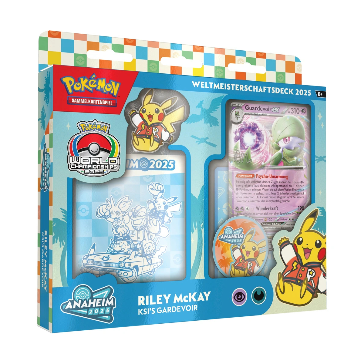 Pokémon Weltmeisterschaftsdeck 2025 - Anaheim 2025 Blindpick (Wunsch Deck auf Verfügbarkeit vorher anfragen)