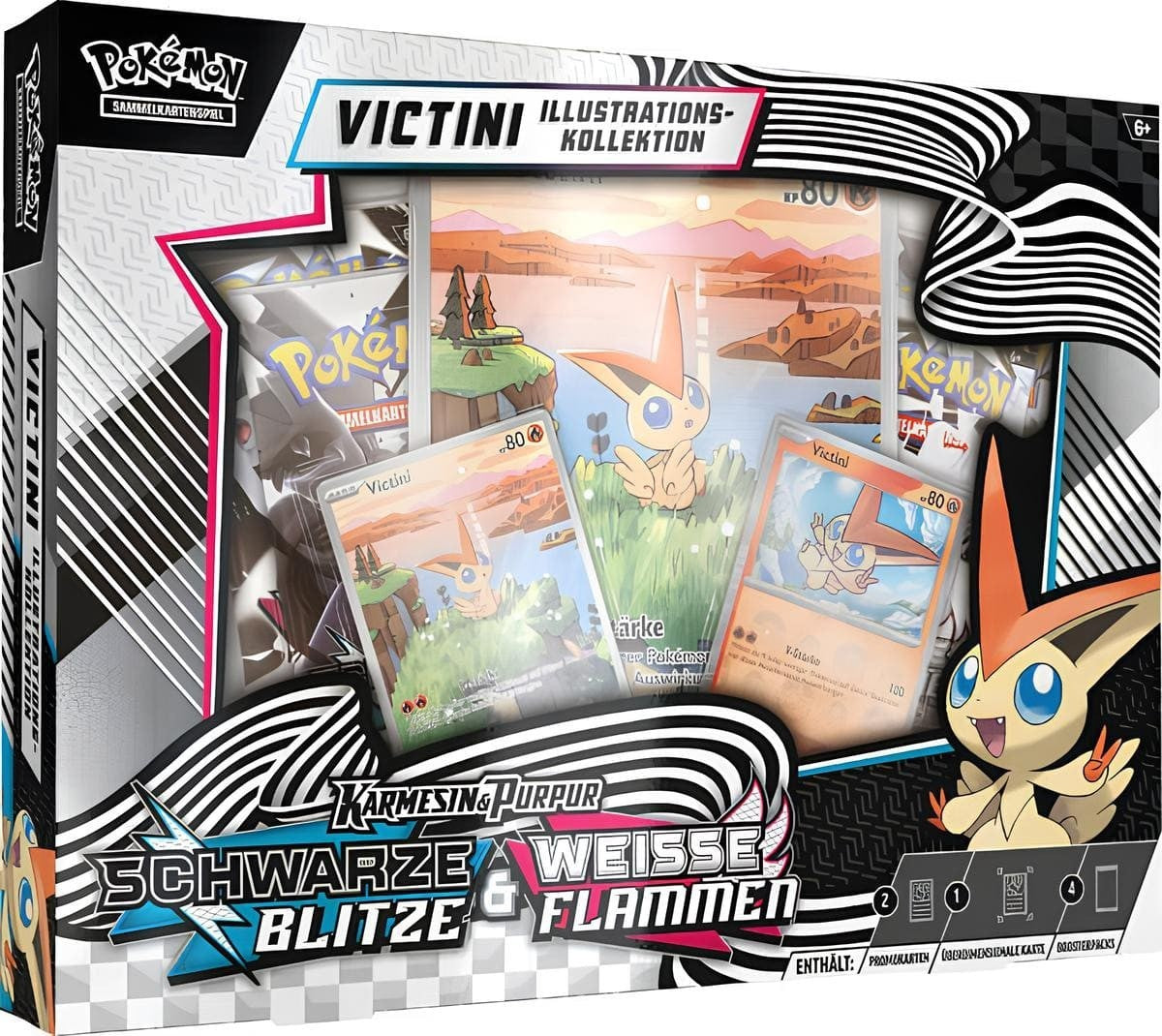 Pokémon Karmesin & Purpur 10.5 Victini Illustrations Kollektion DE