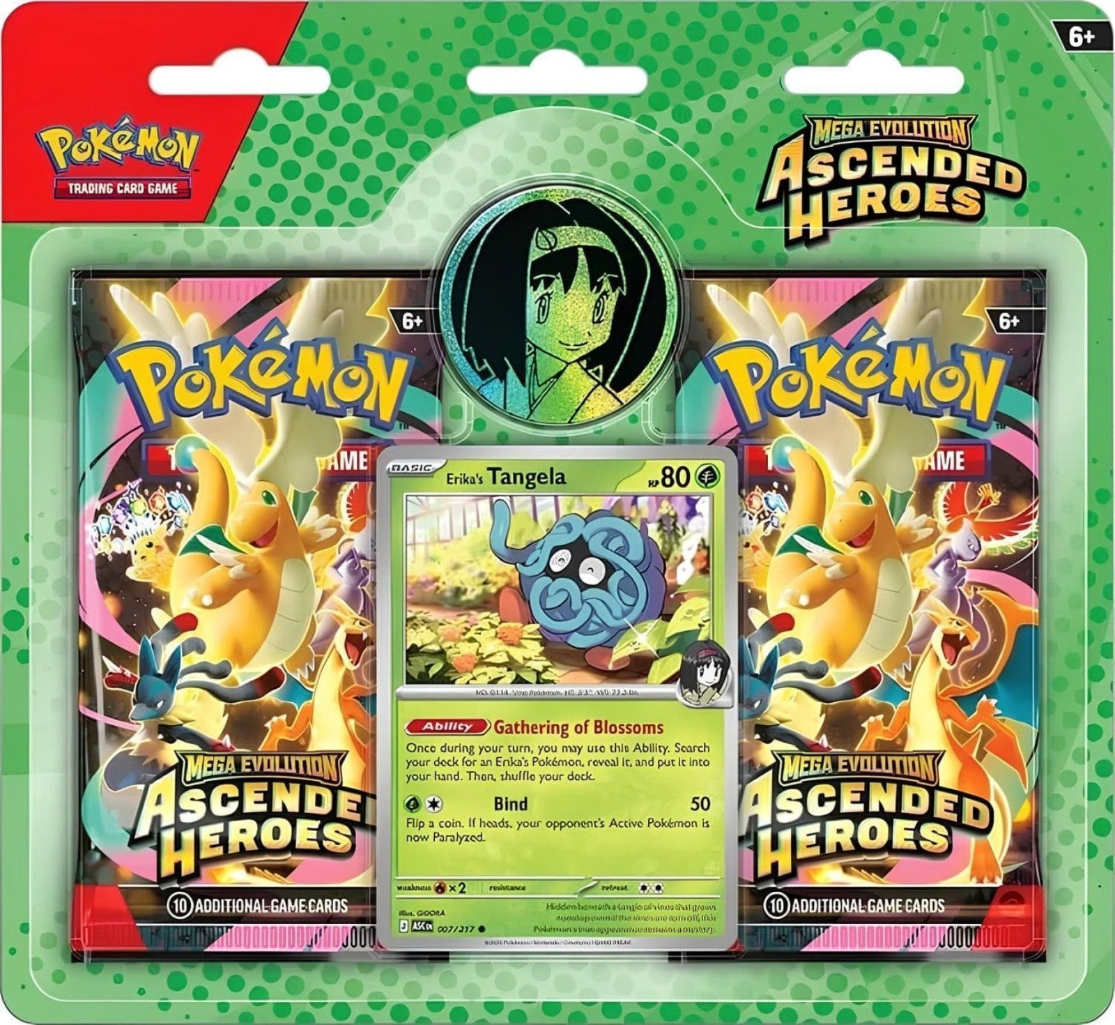 Erhabene Helden: Erikas Tangela 2-Pack Blister
